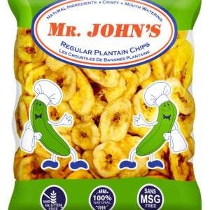 Mr. John:Plantain Chips unripe-135 Gr